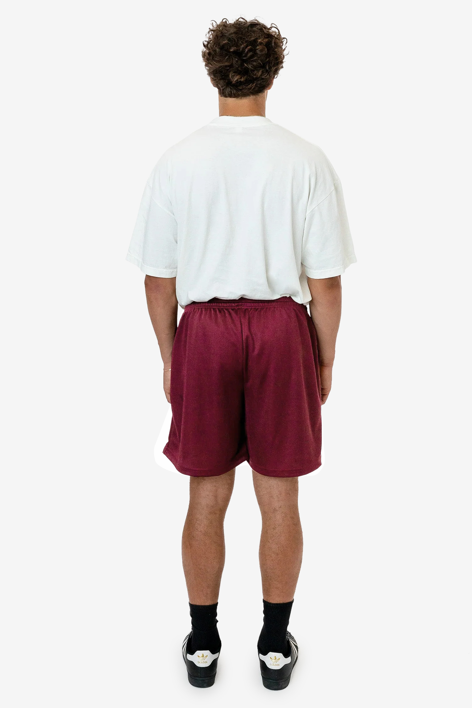 POLY PIQUE MESH MID-LENGTH SHORTS 6