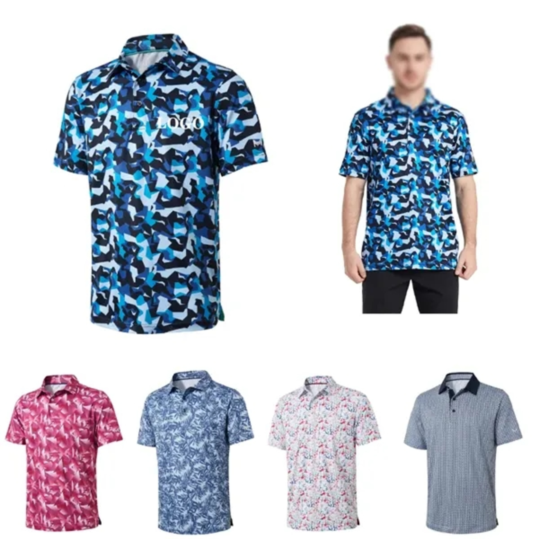 Men's Dry Fit Golf Polo Shirt 2