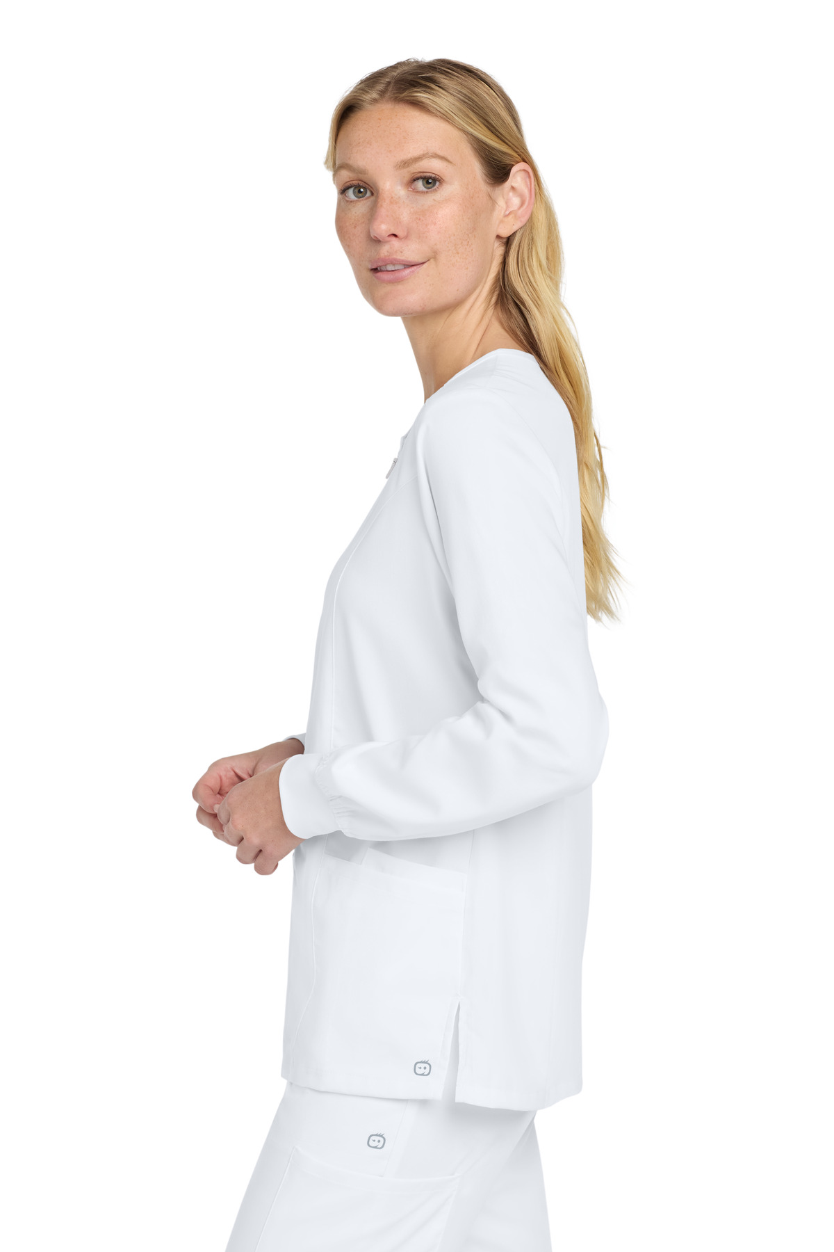 Wink Women's Premiere Flex Full-Zip Scrub Jacket WW4088 45