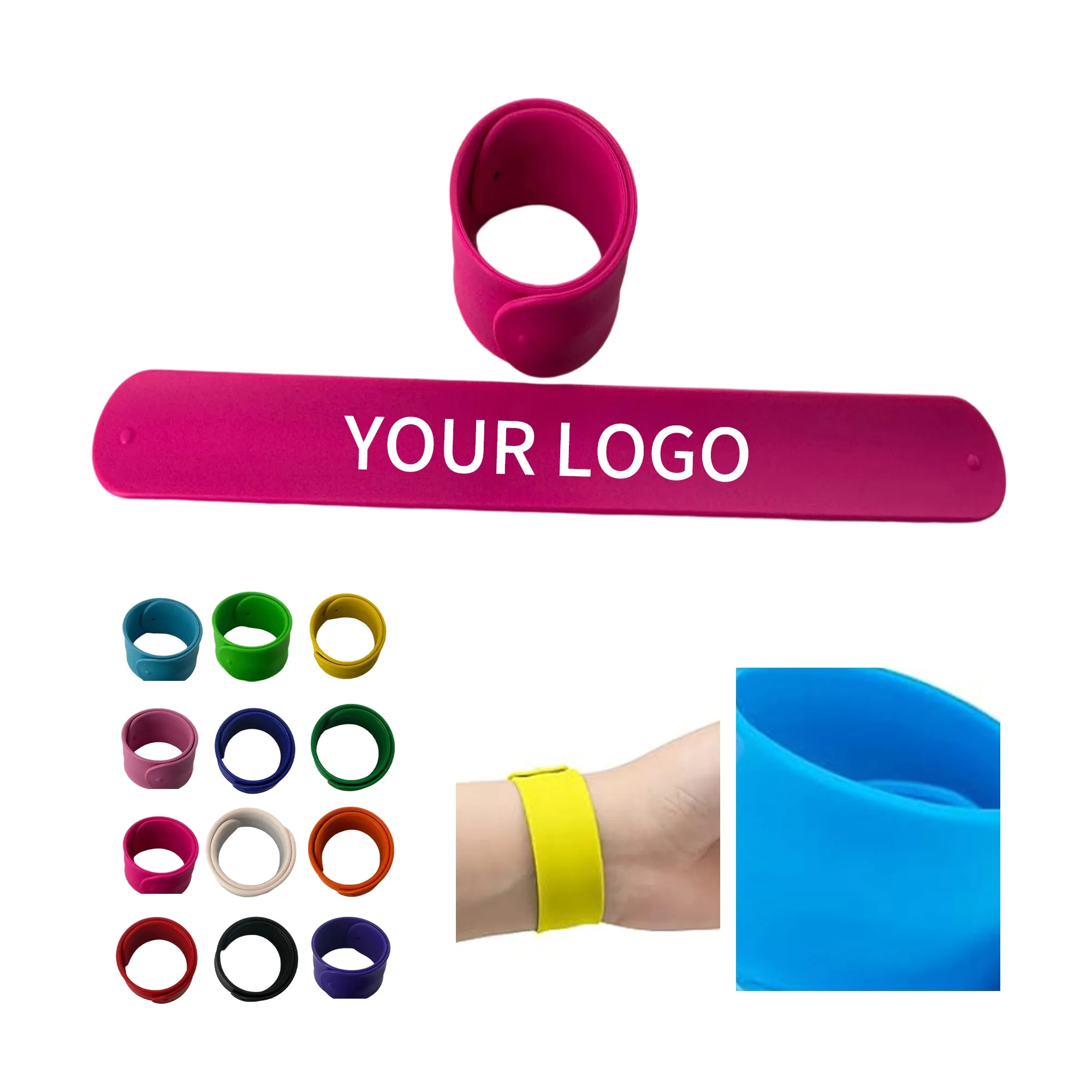 Promotional Silicone Slap Wristband 3