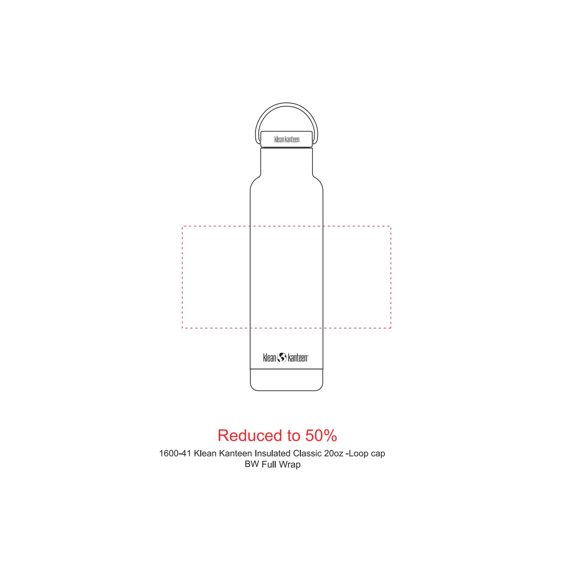 Klean Kanteen Eco Insulated Classic 20oz- Loop cap 1