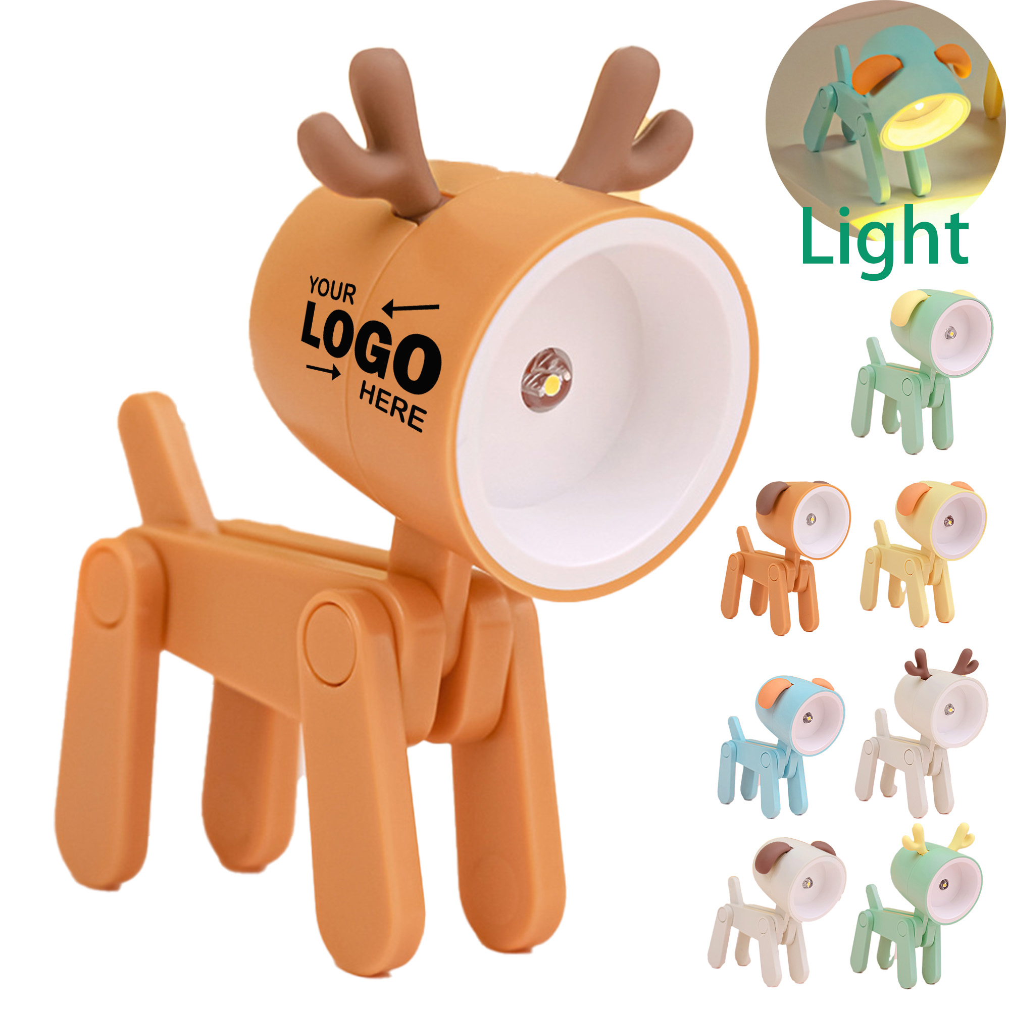 Puppy shaped LED Bedroom Night Light 2