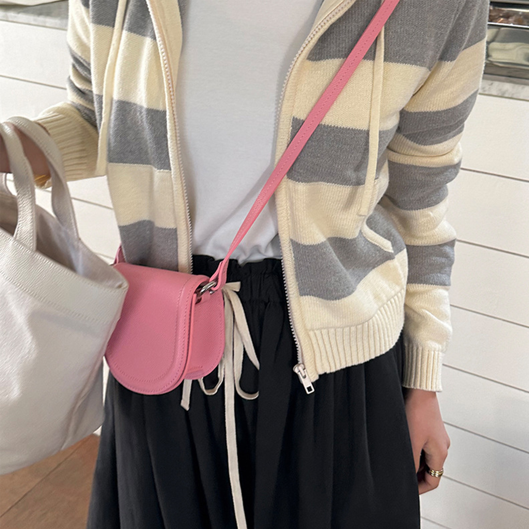 Genuine Leather Mini cross-body handheld women's bag 5