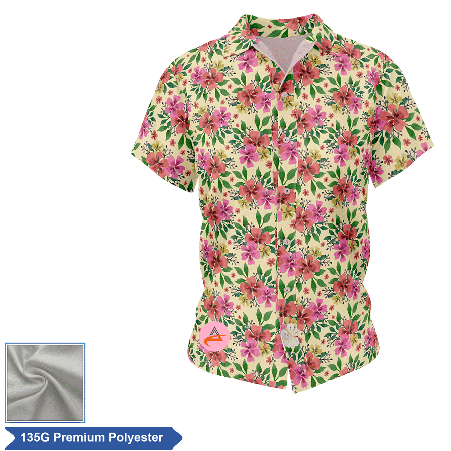 Women's Sublimation Full-Button Poly Shirt 9