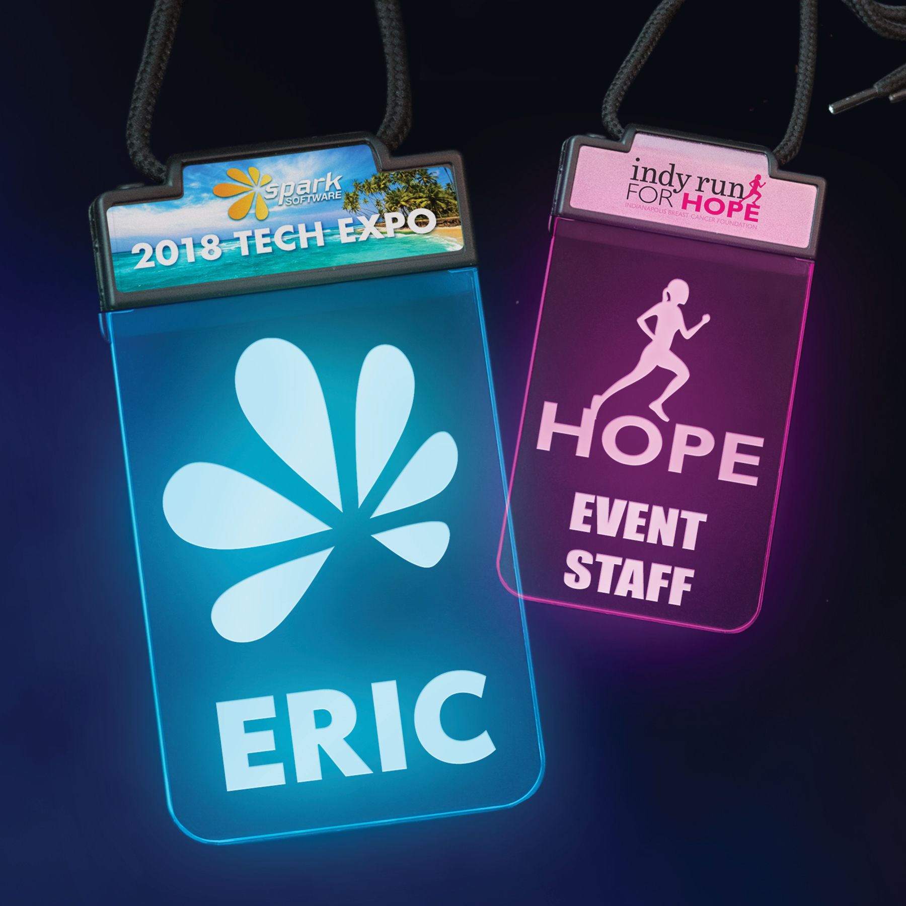 Deluxe Lighted Badge™ - 2 Imprint Locations 5
