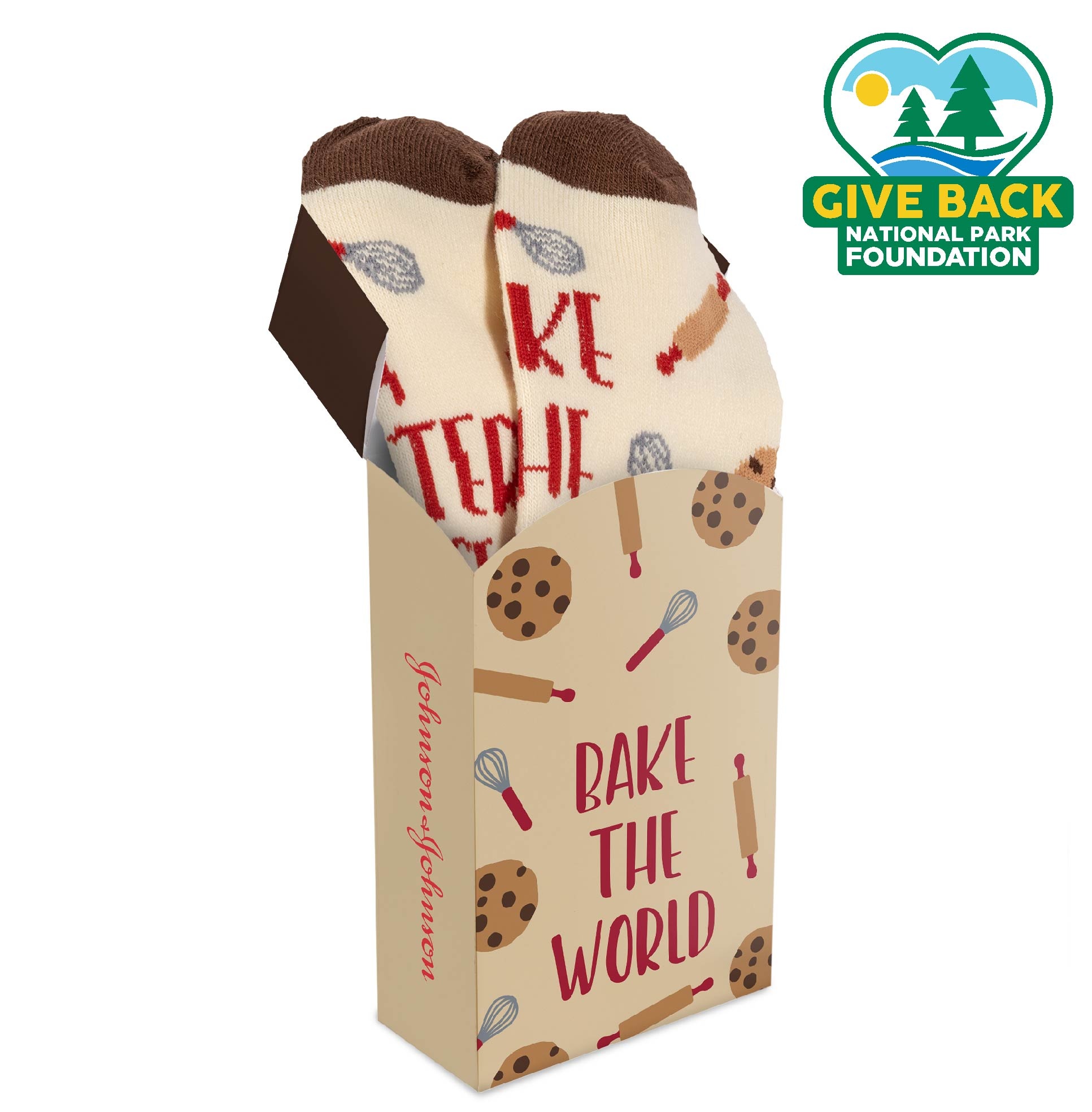 ACE Baking Themed Socks in Custom Flip Top Box 2
