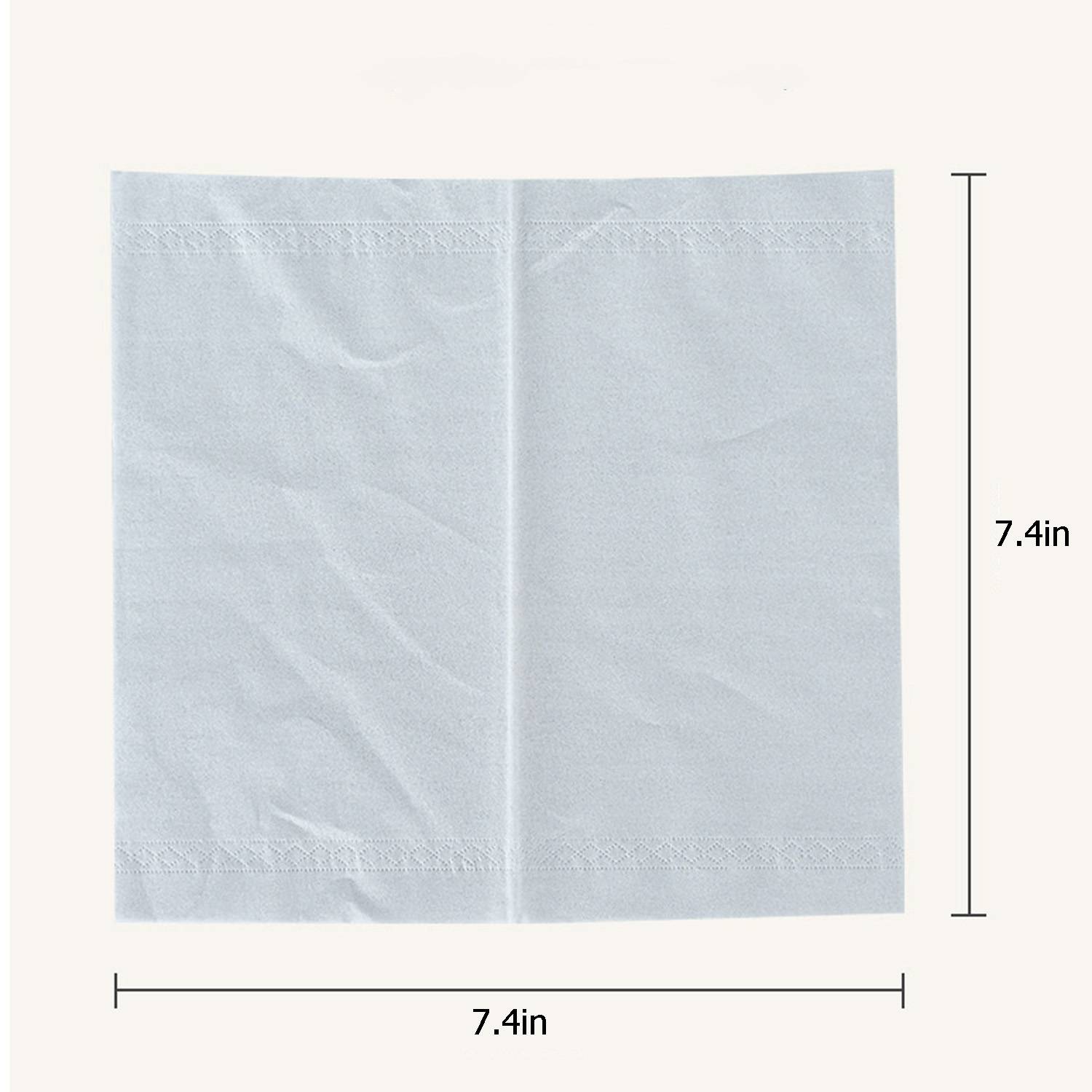 100PCS Folded Disposable 2-Ply Table Paper Napkin 1