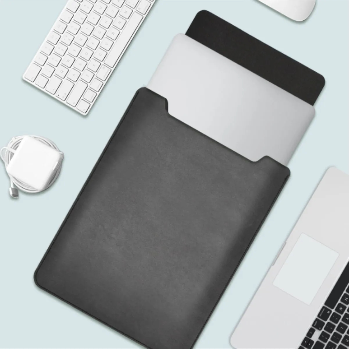 Slim PU Laptop Sleeve For 13 To 14 Inch 3
