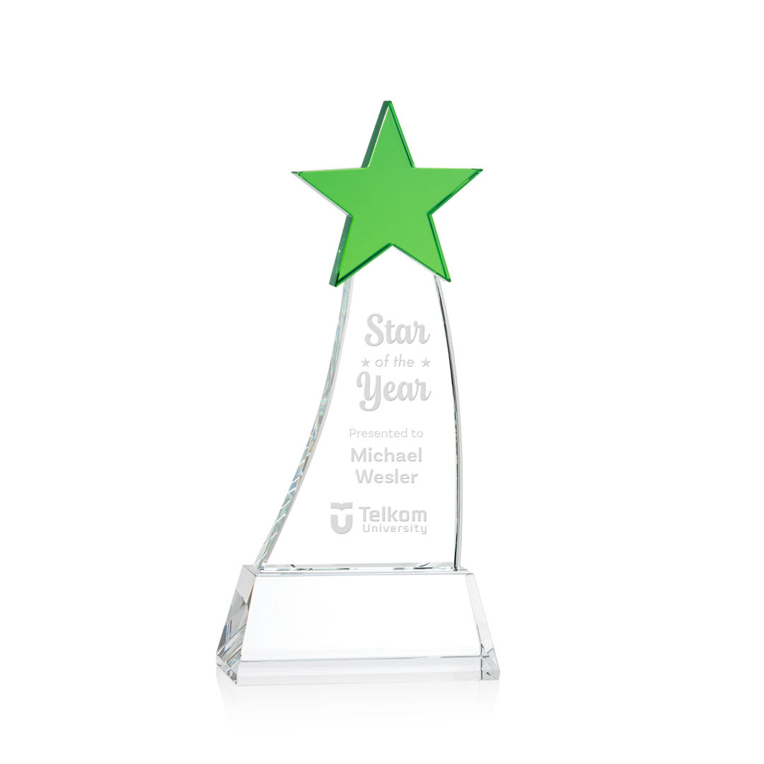 Manolita Star Award - Green/Clear 9
