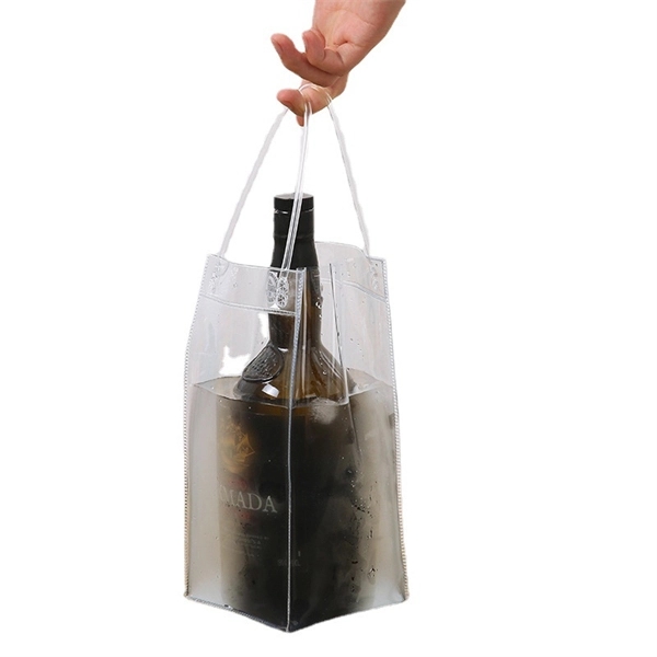 PVC Cooler Wine Tote Bags with Handles 2
