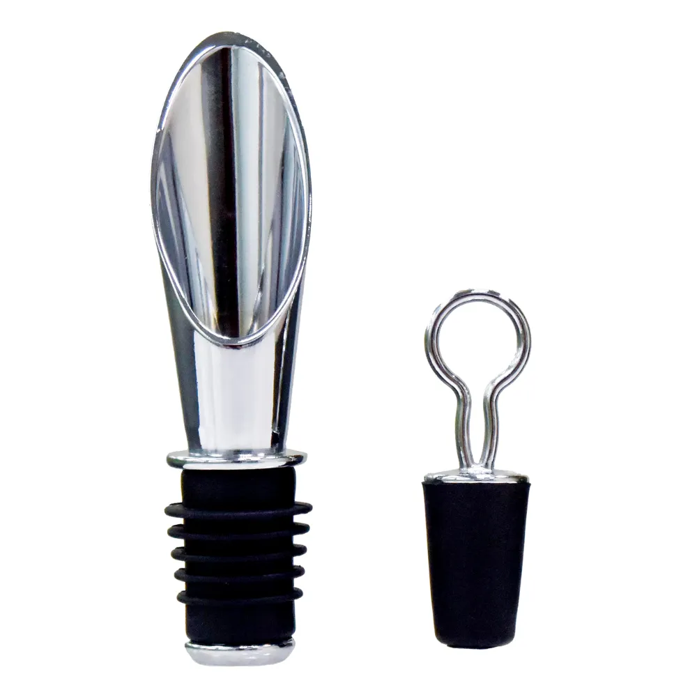 Wine Pourer and Stopper Set 2