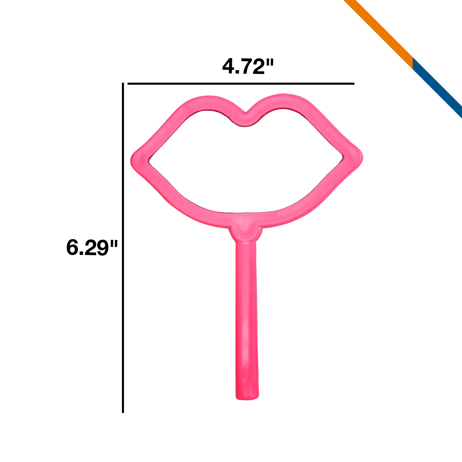 Cody Lip Shape Handheld Makeup Mirror 6