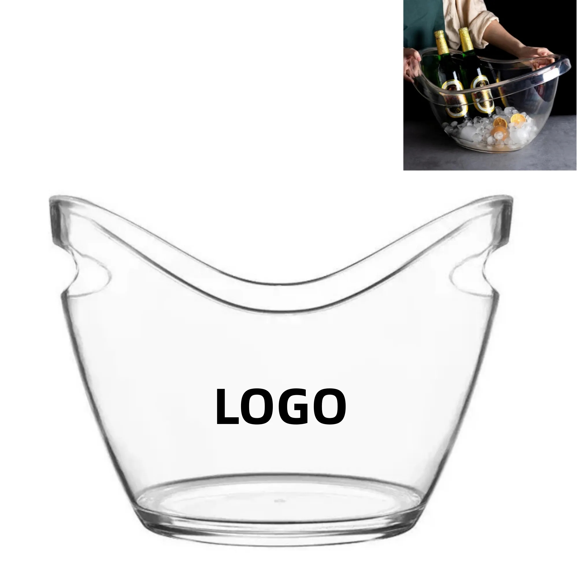 4 Liter Beverage Ice Bucket for Parties 3
