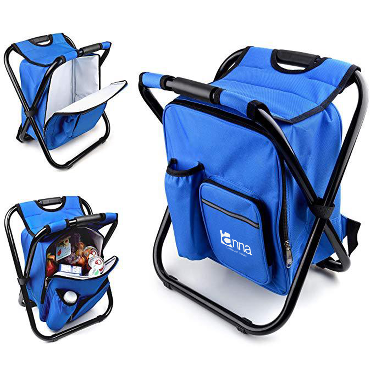 Outdoor Folding Chair w/ Cooler Bag 2