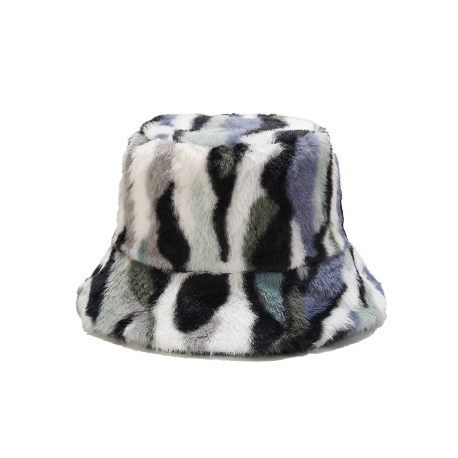 Lightweight Windproof Cozy Warm Plush Fleece Bucket Hat 6