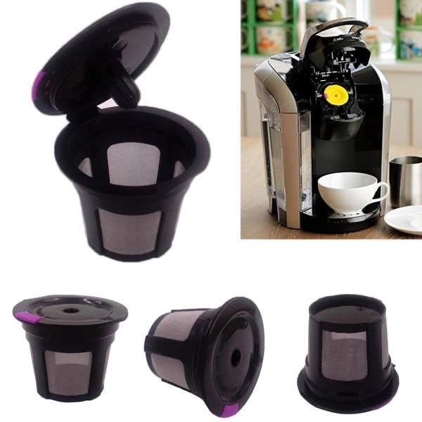 Reusable K Cups Pod Coffee Filter, Universal Refillable 7