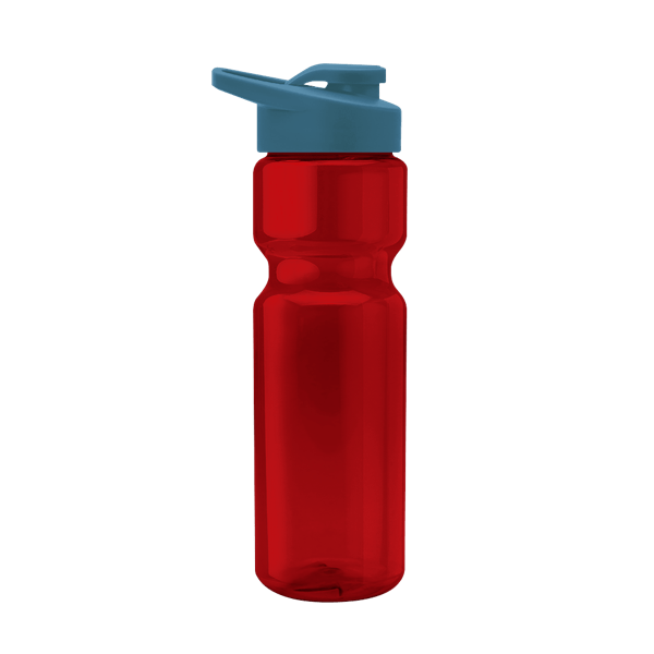 Blazer 28oz Transparent Bike Bottle w/Drink-thru Lid 2569