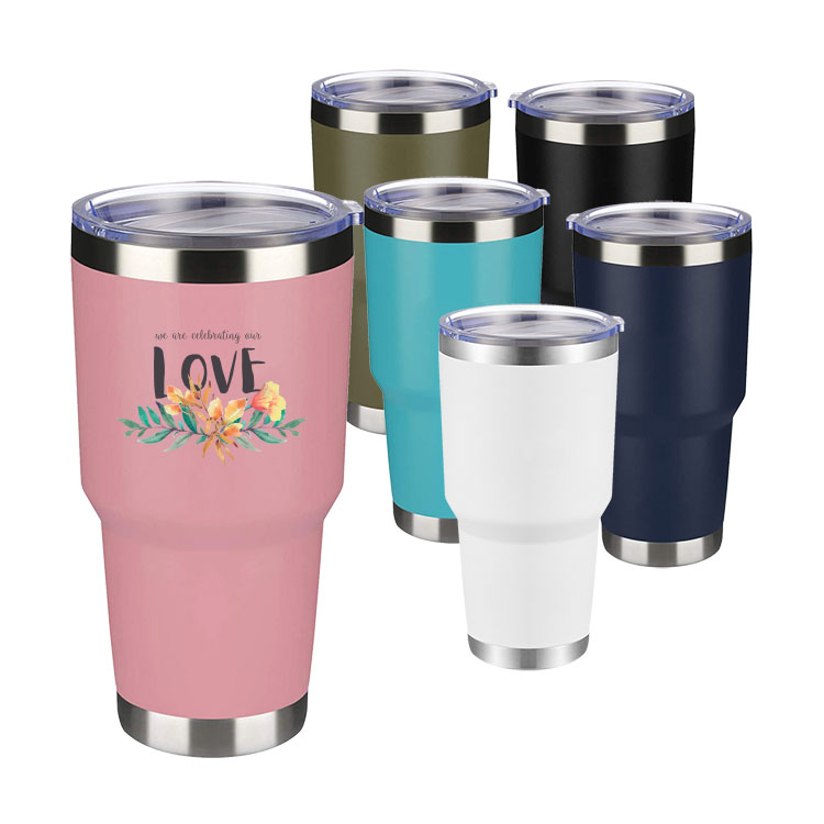 30 oz. Stainless Steel Vacuum Tumbler with Lid 3