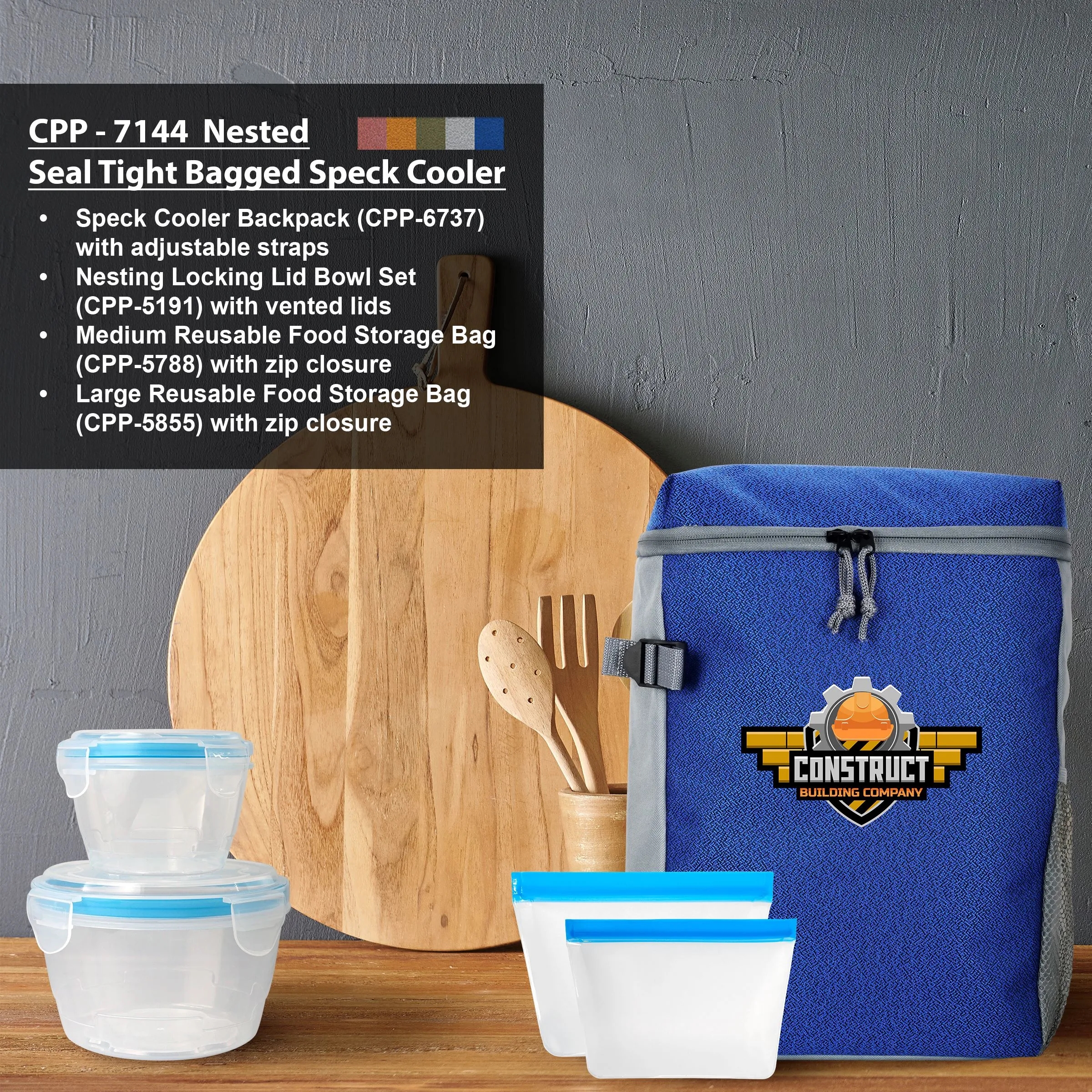 NESTED SEAL TIGHT BAGGED SPECK COOLER 6