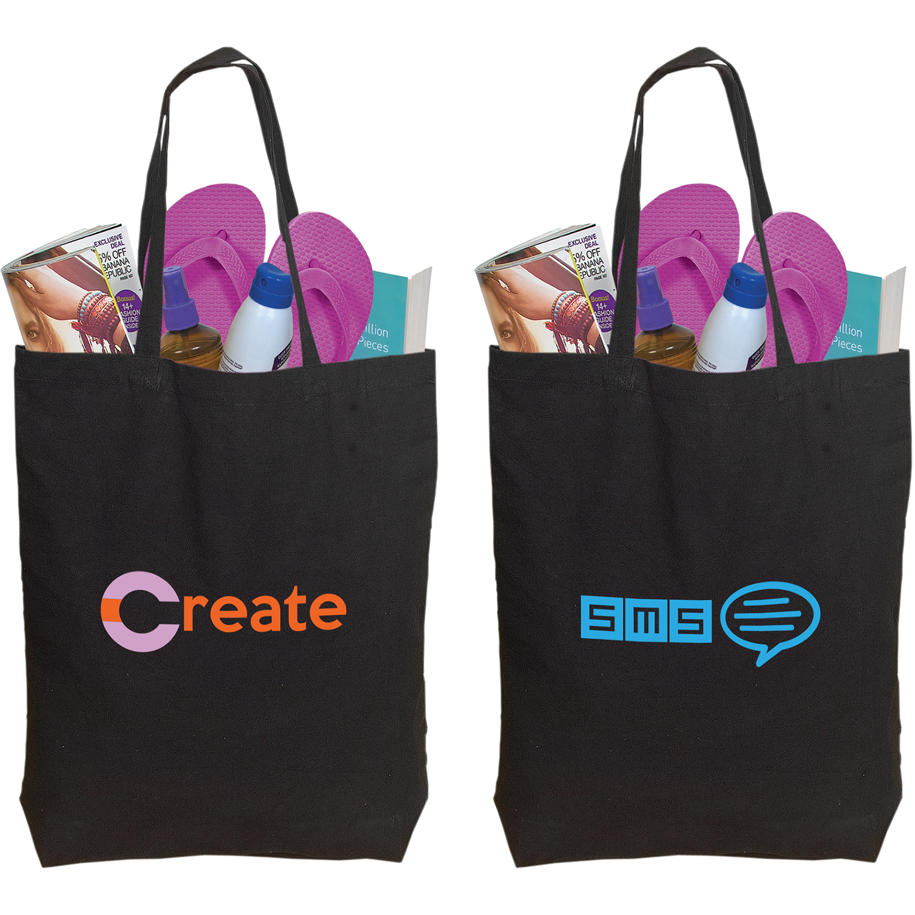 5.5 oz Cotton Tote Bag: Colored