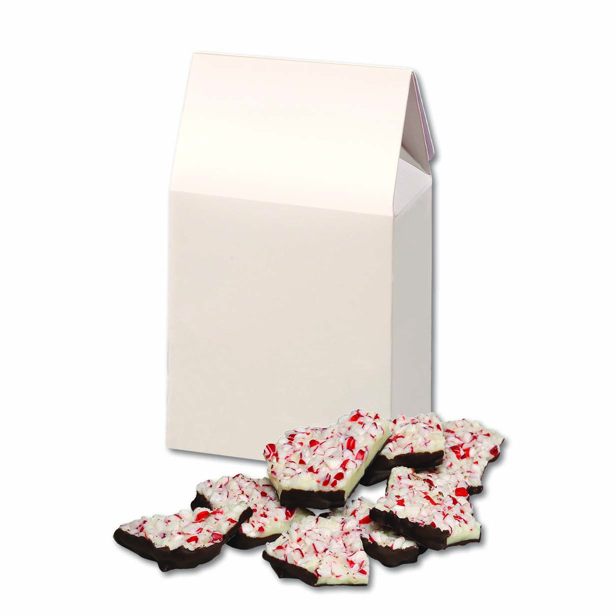 Peppermint Bark in Gable Top Gift Box with Full Color Imprint 3