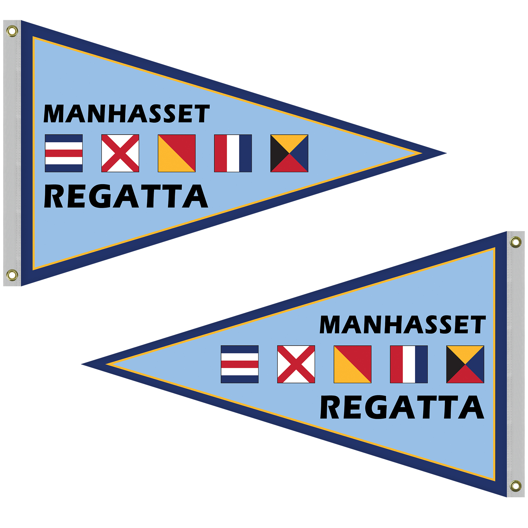 2.5' x 4' Double Sided Knit Polyester Pennant 11