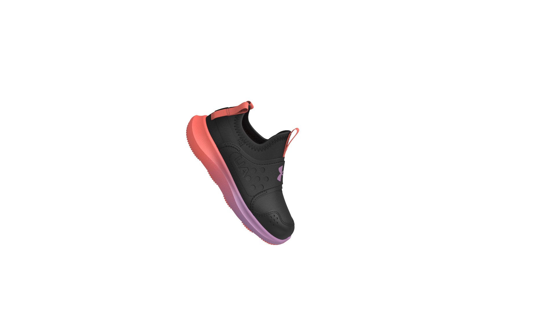 Girls' Infant UA Runplay Fade Running Shoes 3