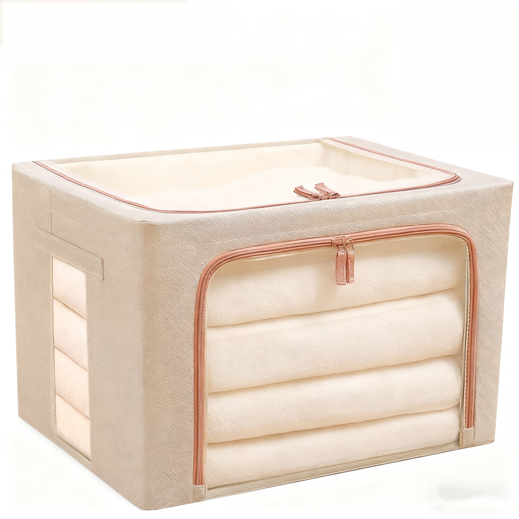 Large Capacity Linen Foldable Storage Box 1