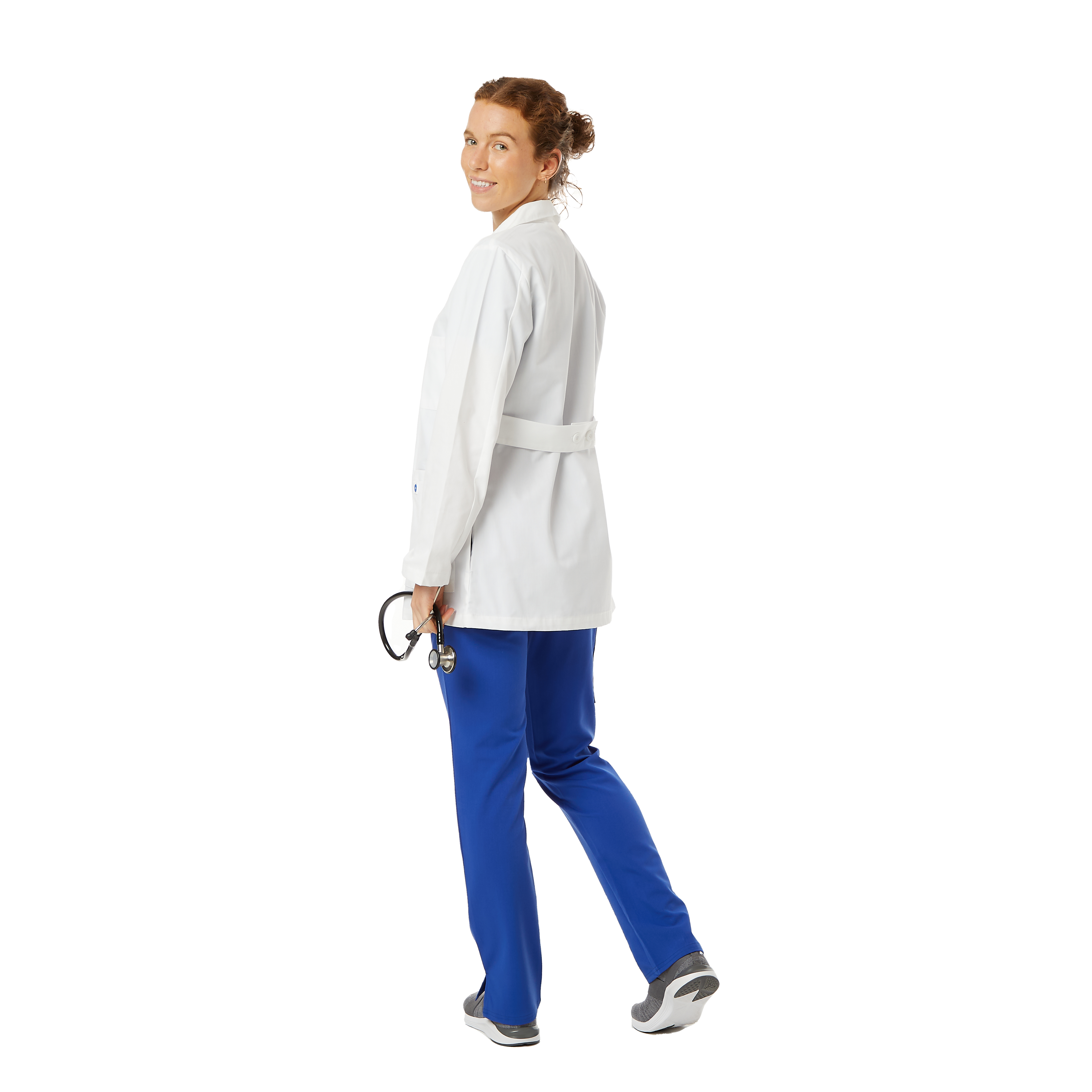 34" Ladies Antimicrobial Lab Coat 8
