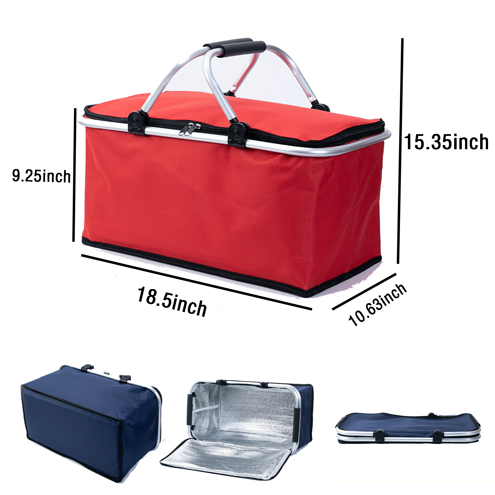 MOQ 20 PCS Foldable Picnic Basket 2