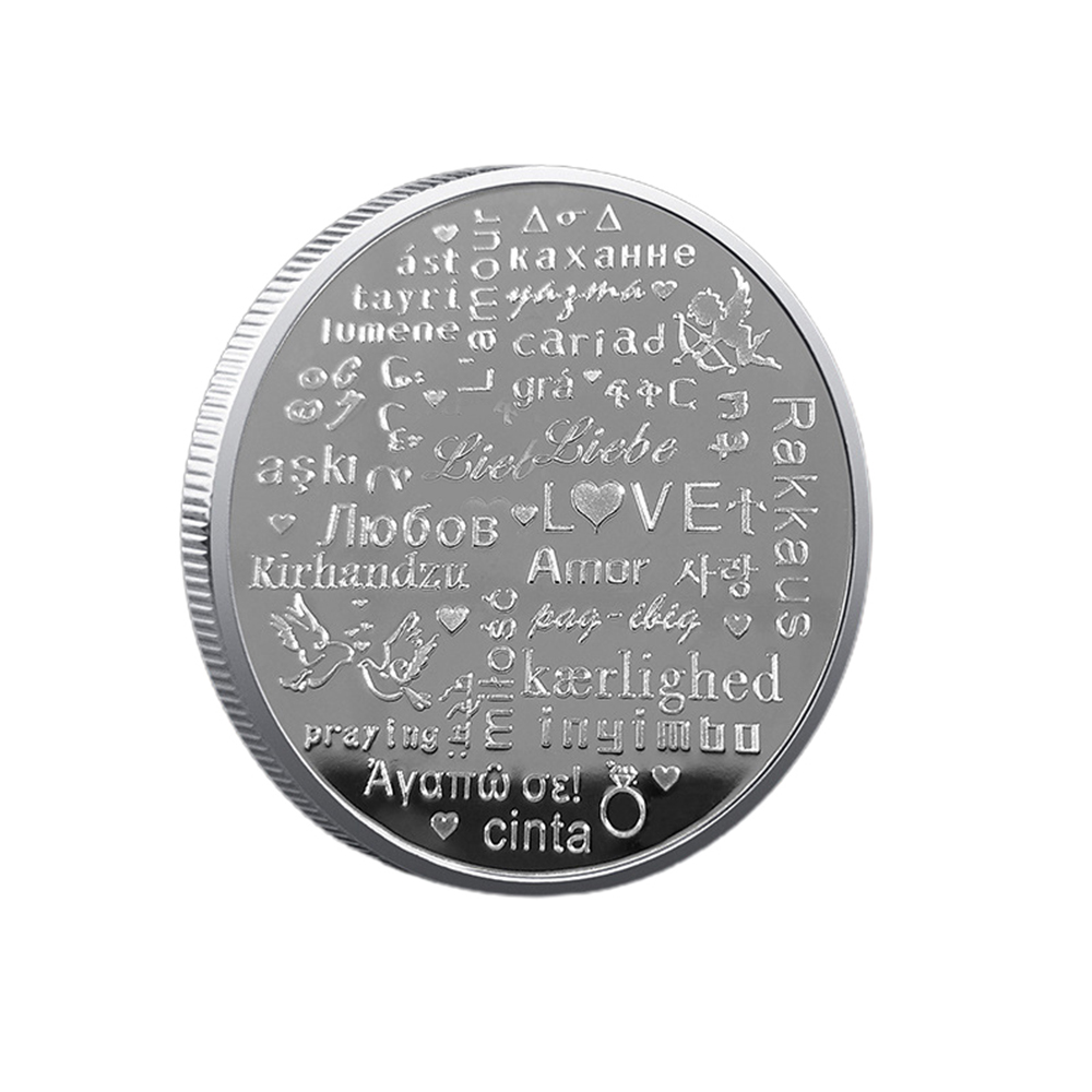 1 5/8 " Valentine's Day Commemorative Iron Coins 1