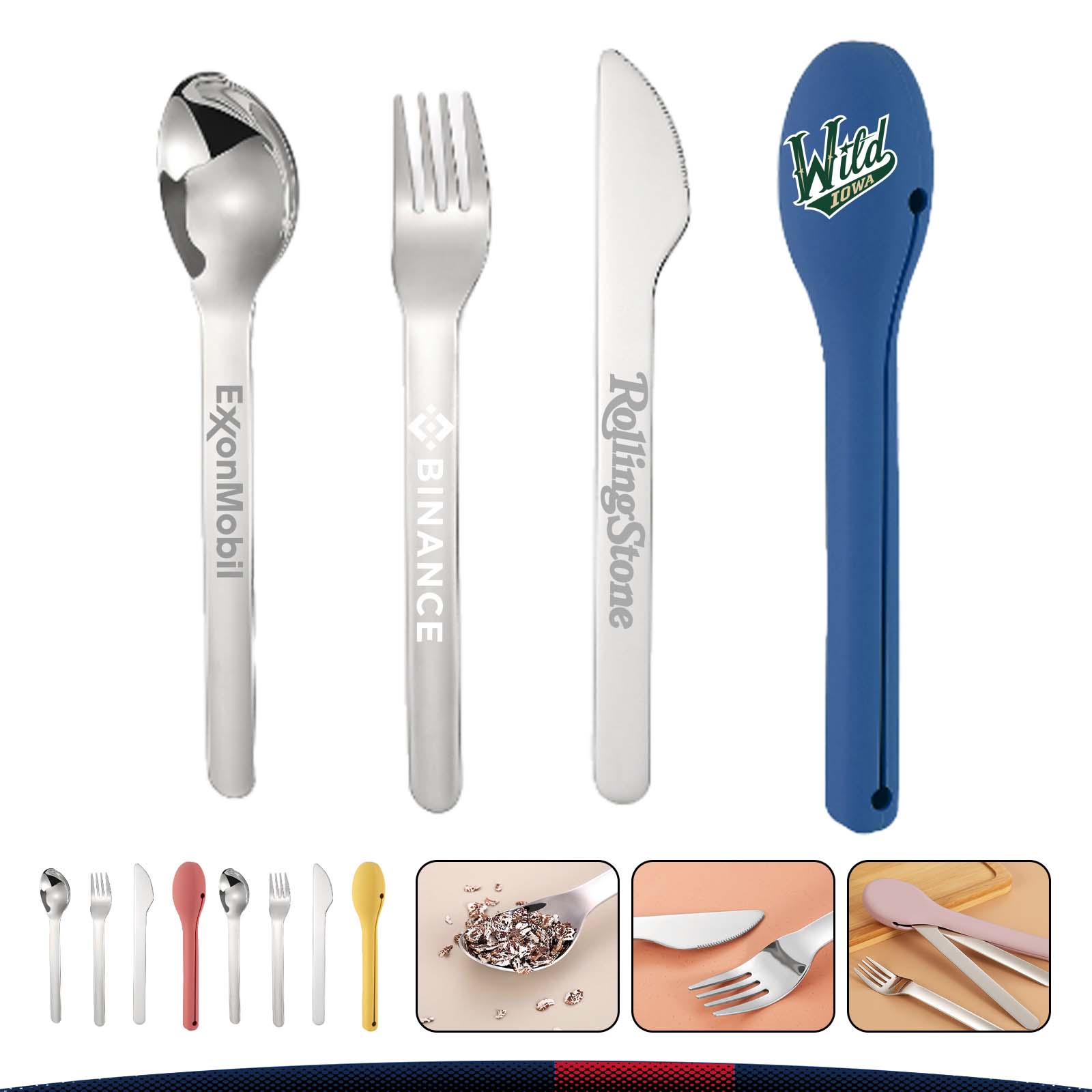 Vibrant Portable Cutlery Set 4