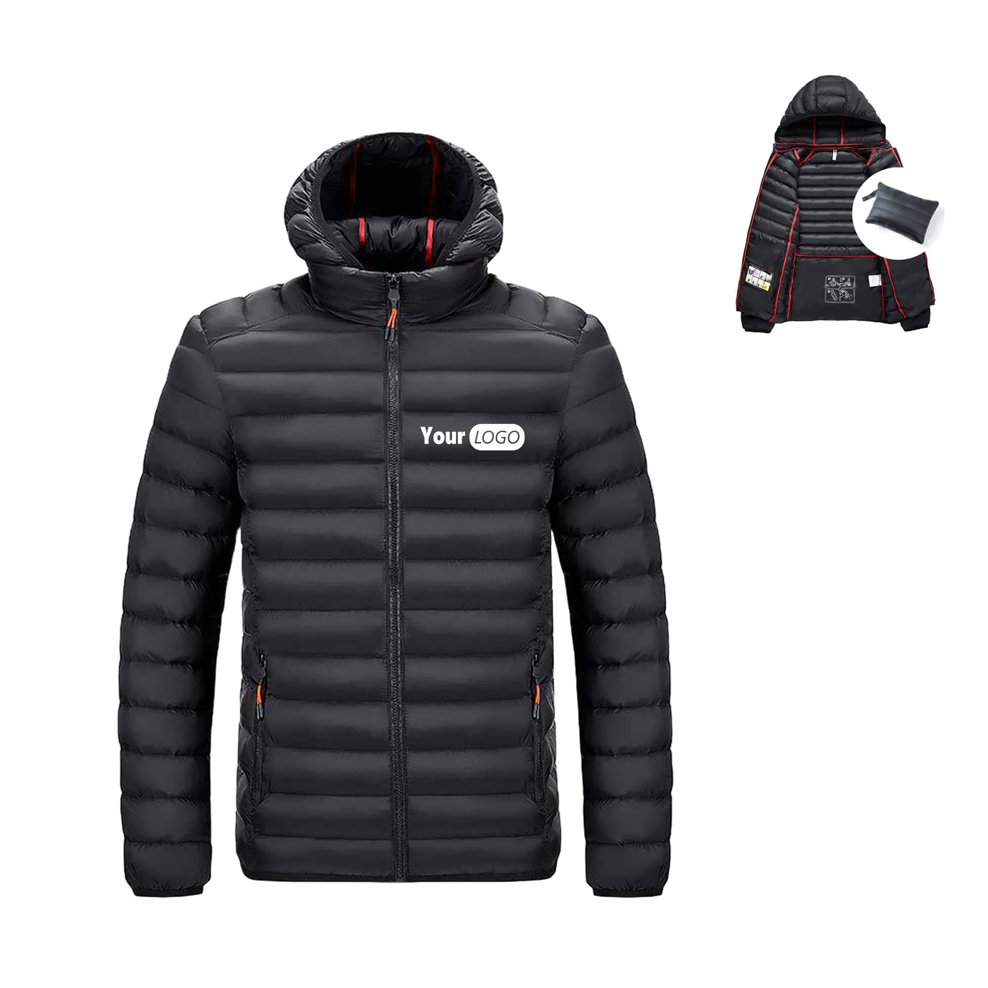 Packable Cotton Padded Down Jacket MOQ 12 PCS 5