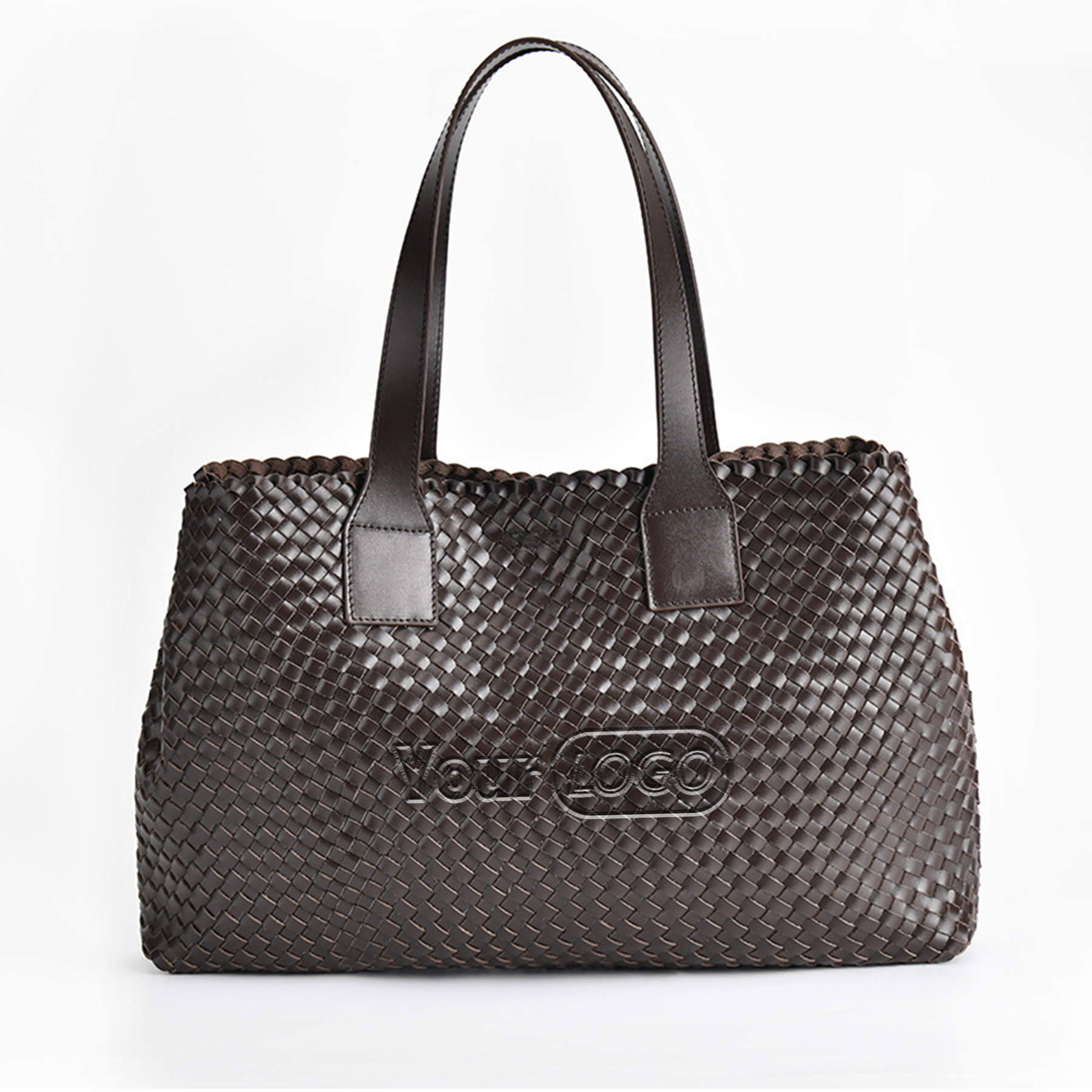 Leather Large Summer Beach Travel Tote Bag 2