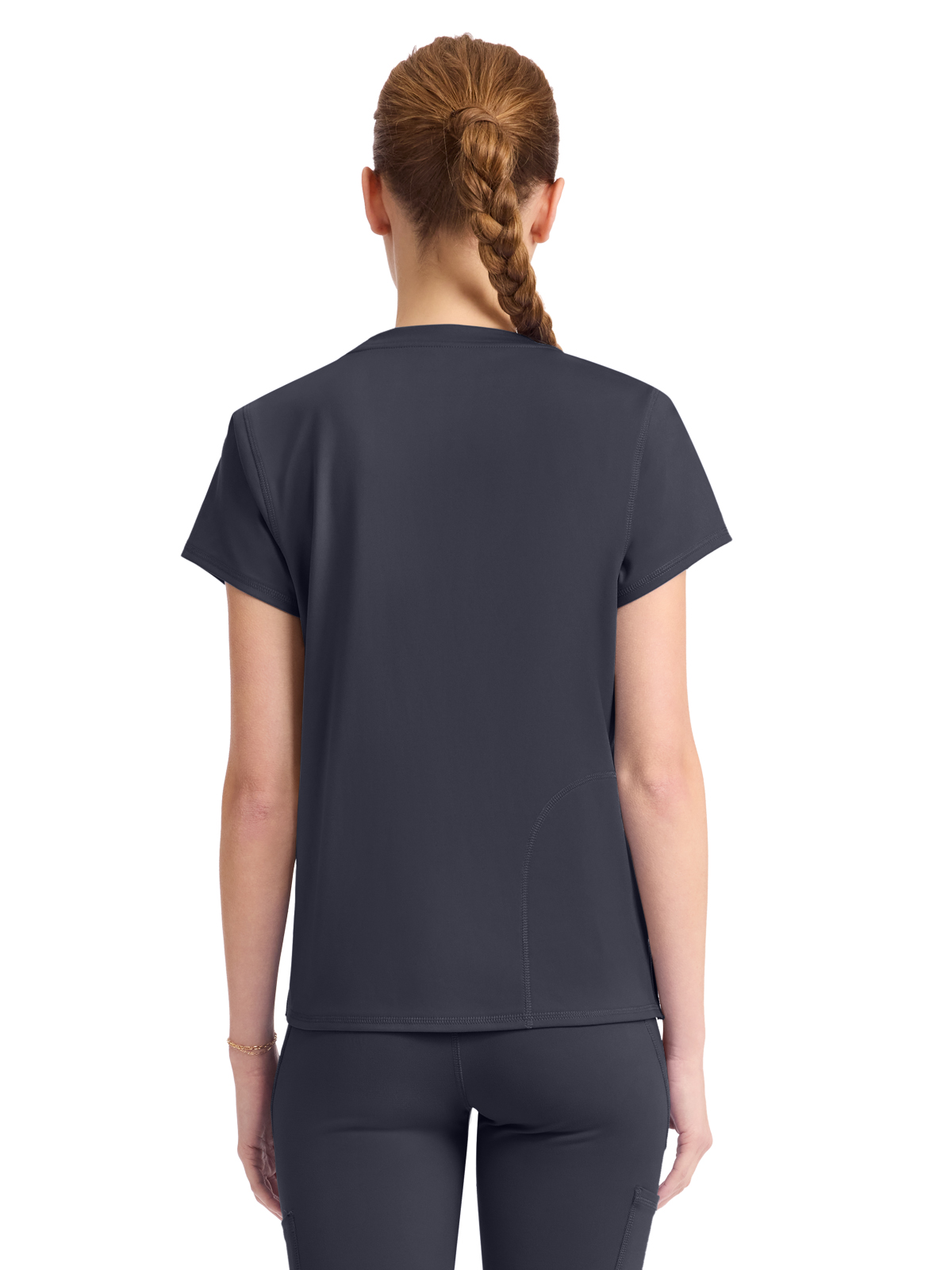 Med Couture - MC AMP KNIT - Women's 2-Pocket Crew Neck Tee 26