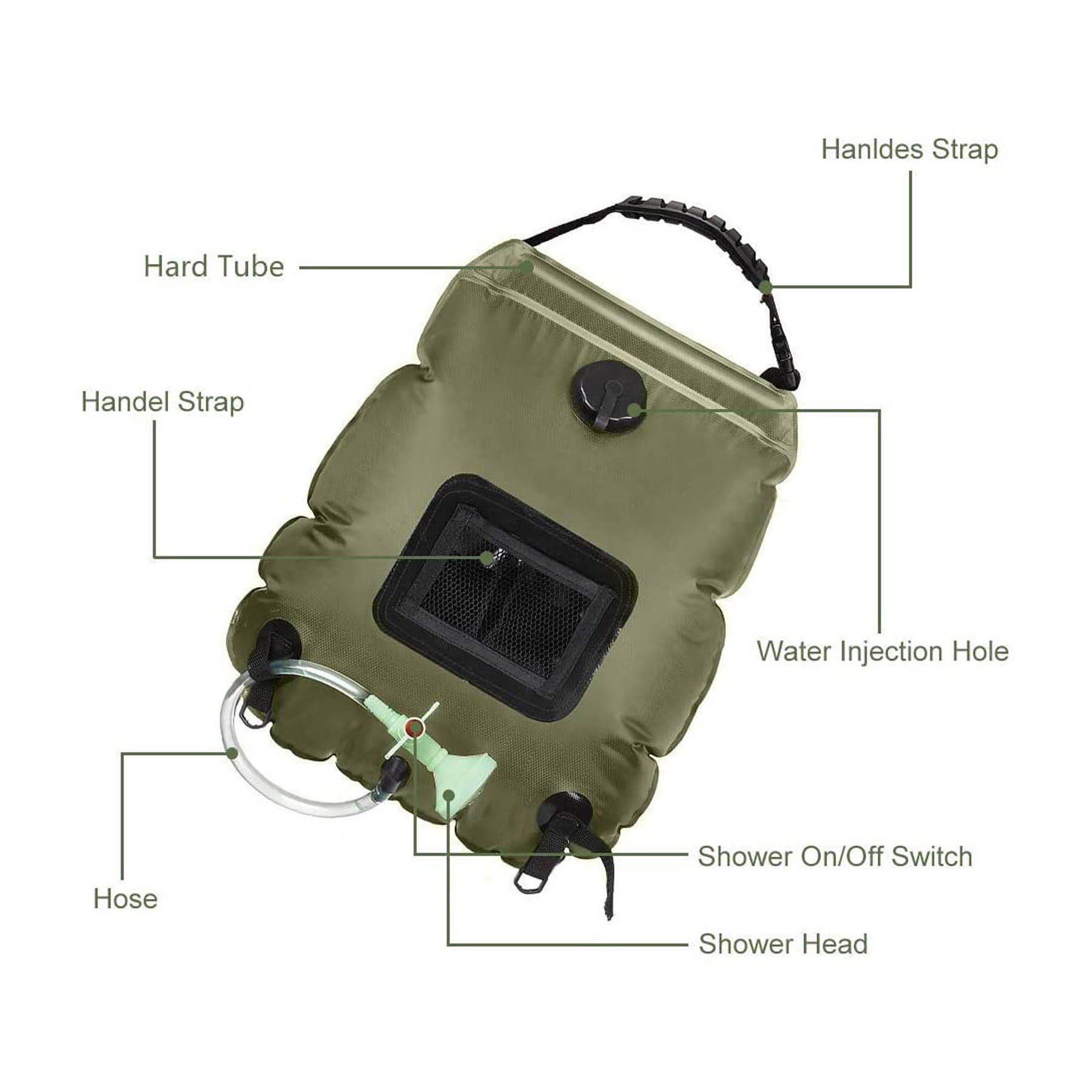 Portable Shower Bag 4