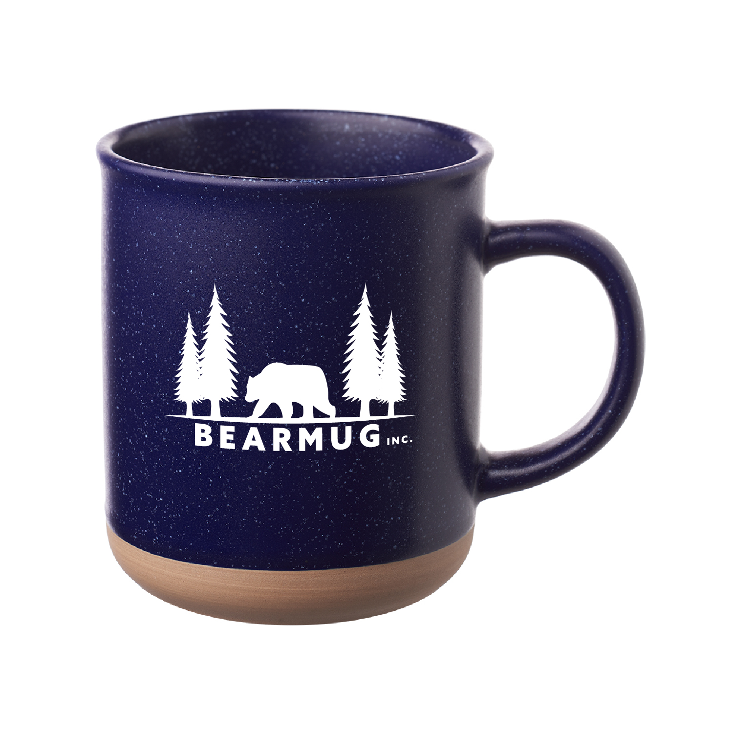 13.5 oz. Speckled Clay Coffee Mug (Full Color Imprint) 8