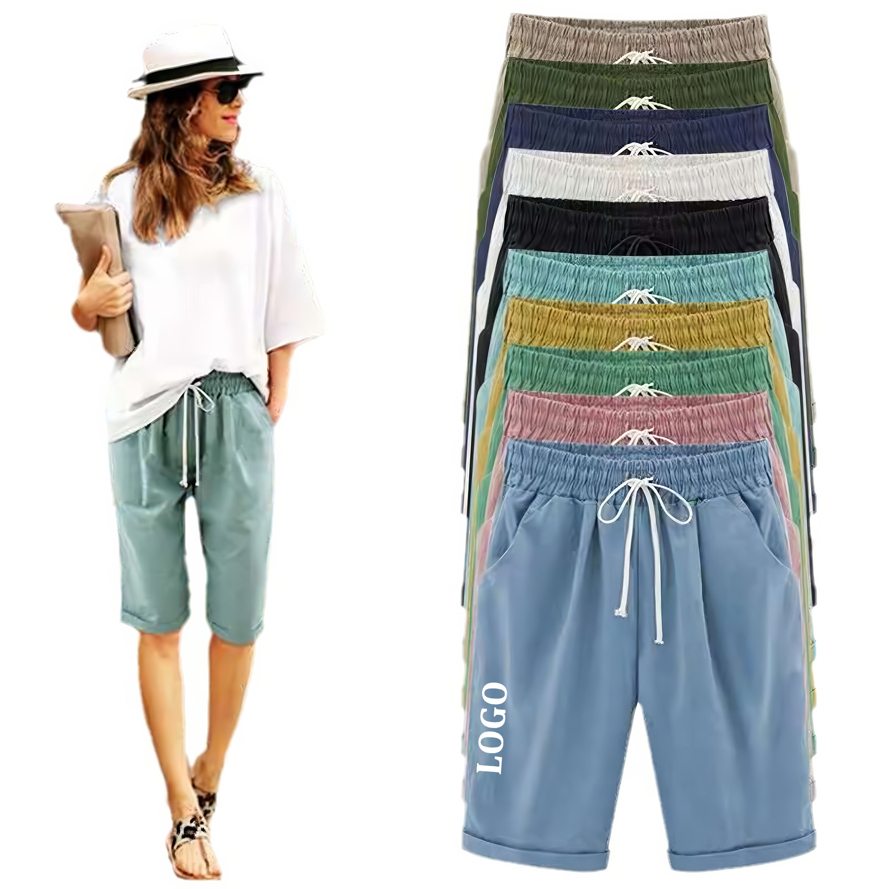 Cotton Linen Shorts 5