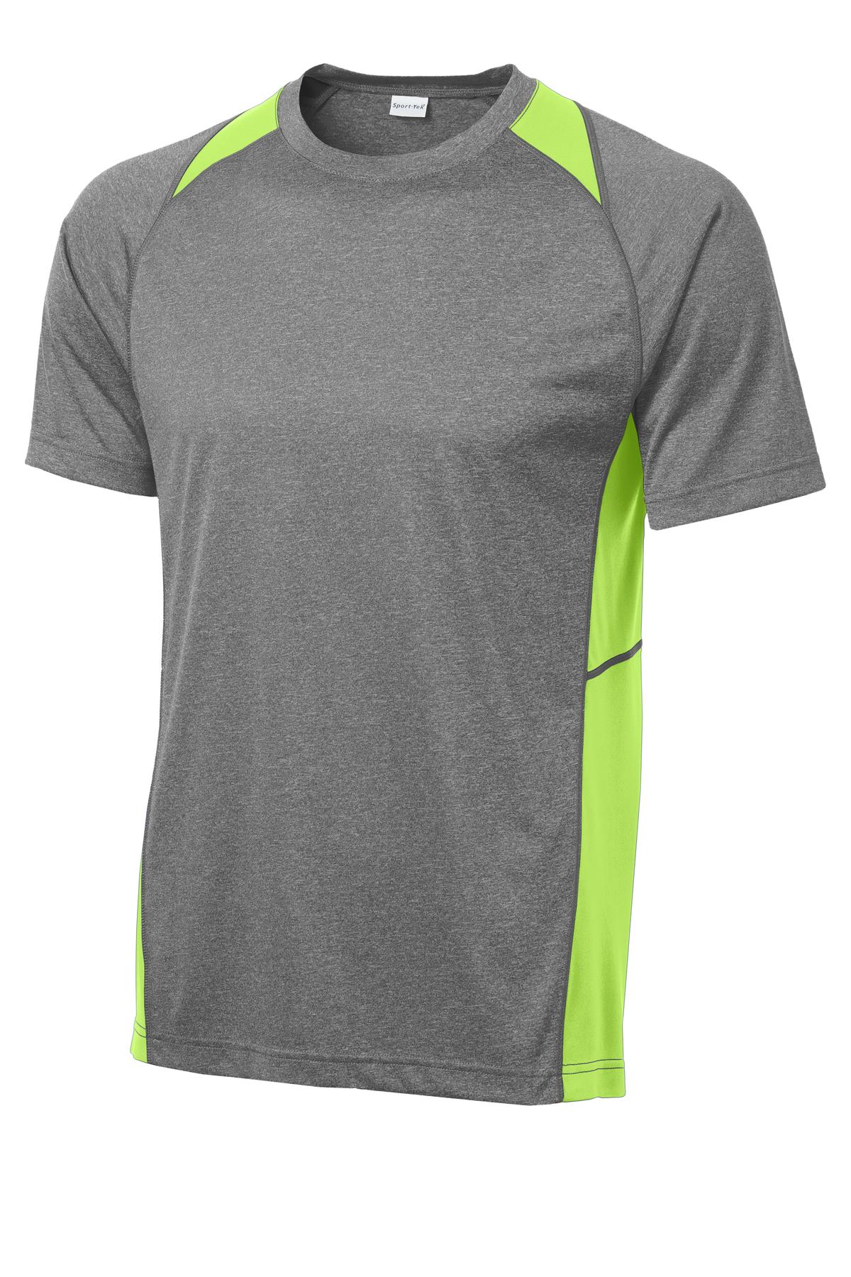 Sport-Tek Heather Colorblock Contender Tee. ST361 11
