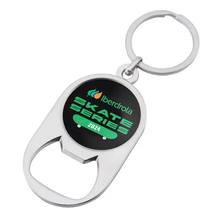 Multiuse Alloy Bottle Opener Keychain 2
