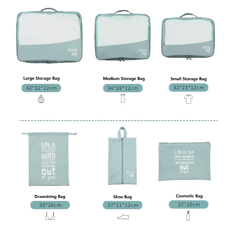 6 PCS Travel Storage Bag Set 5