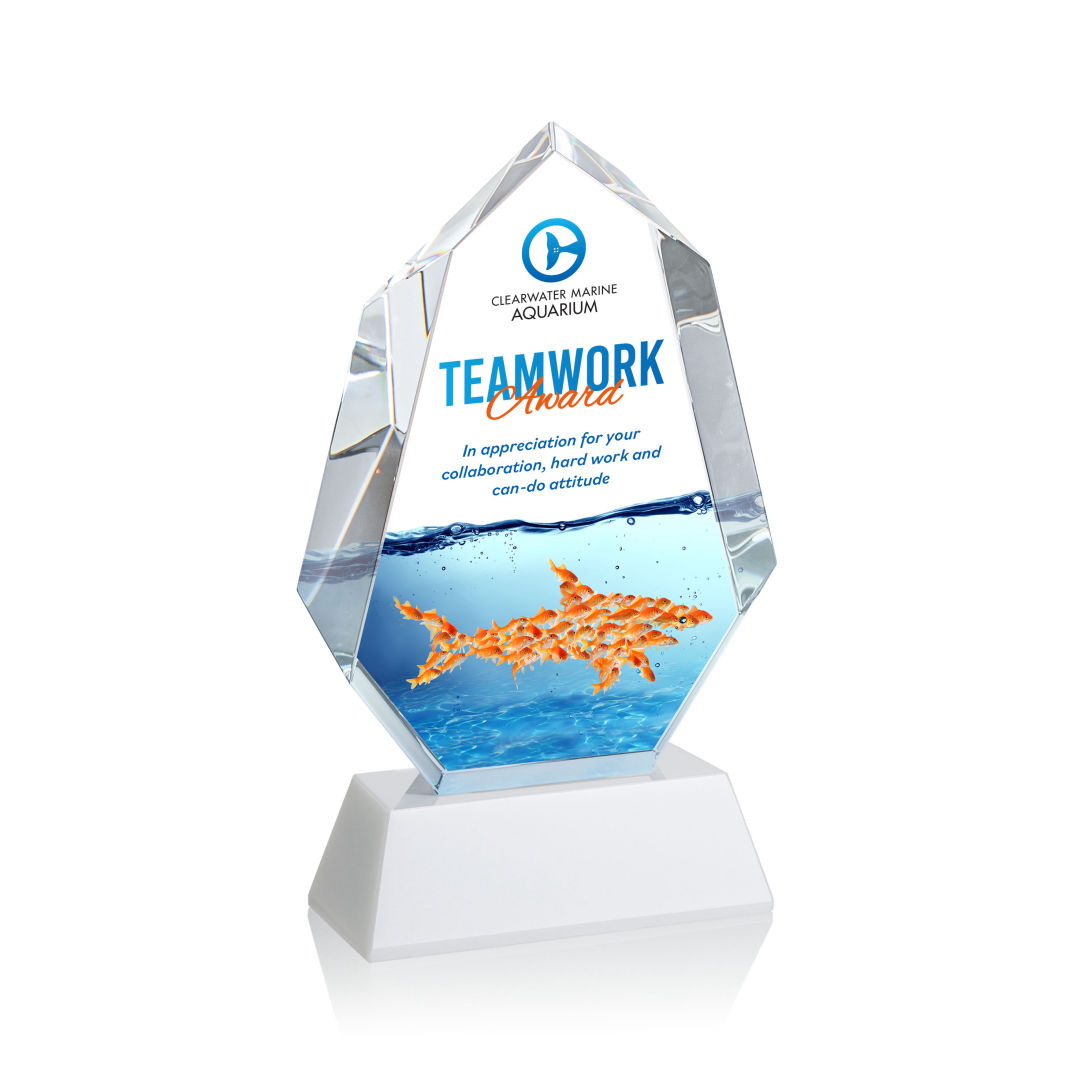 Norwood VividPrint™ Award on Newhaven Base - White