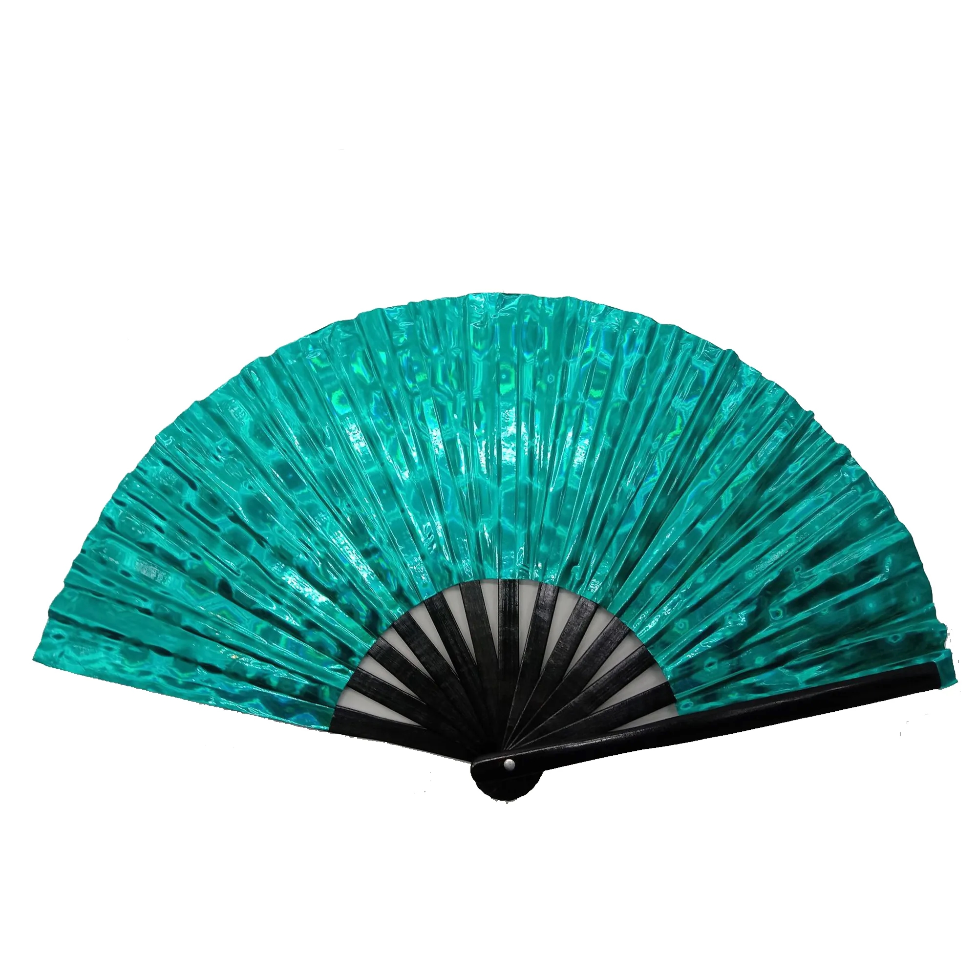 PCV Laser Film Large Bamboo Fan 17