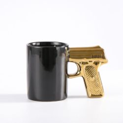 Pistol Grip Ceramic Coffee Mug 2