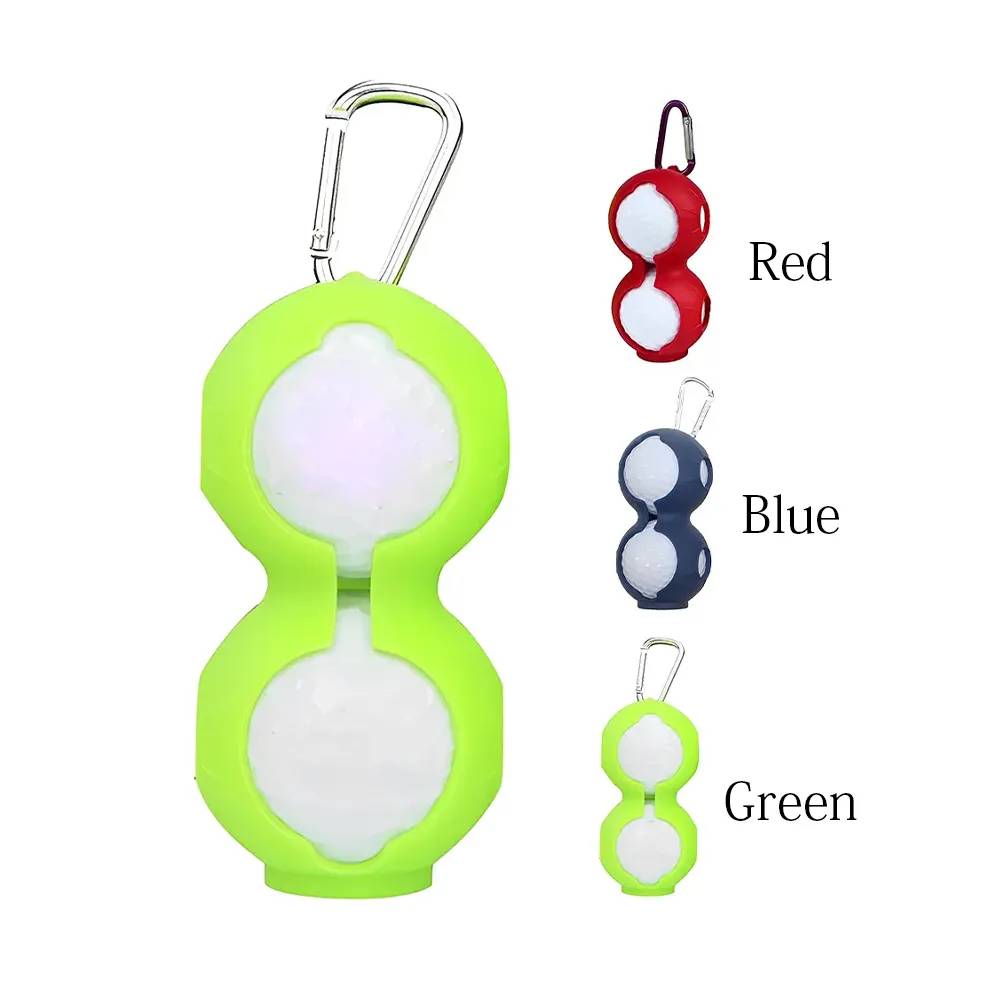 Silicone Golf Ball Holder with Carabiner 5