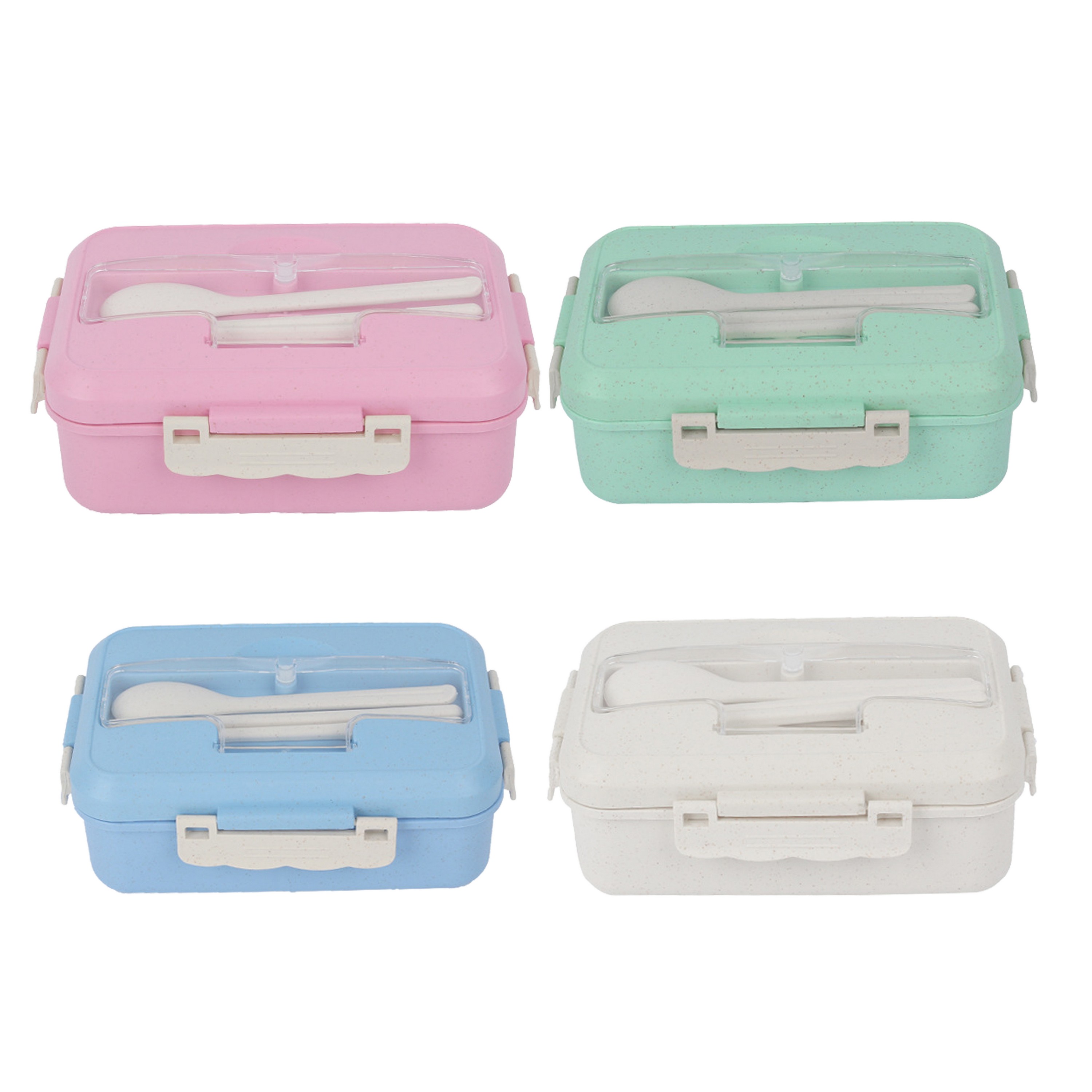 Wheat Straw Lunch Box-Ocean 6