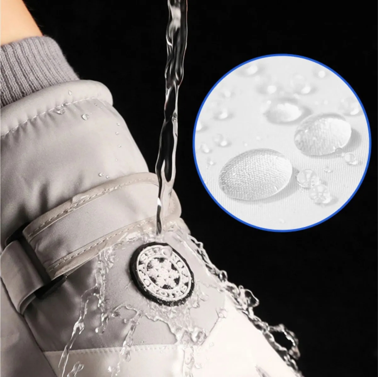 Insulated Water Resistant Touchscreen Ski Gloves 7