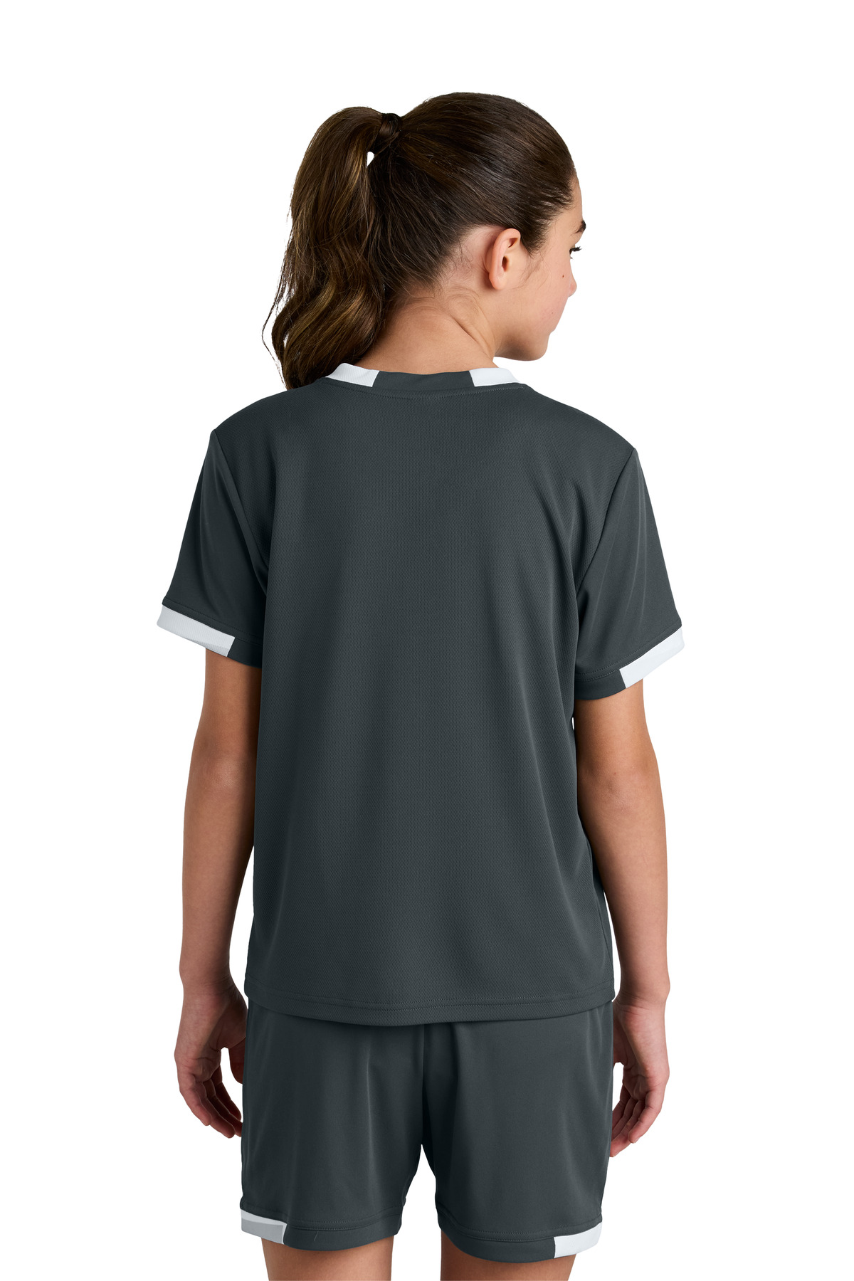 Sport-Tek Youth Club Short Sleeve Crew YST440 104