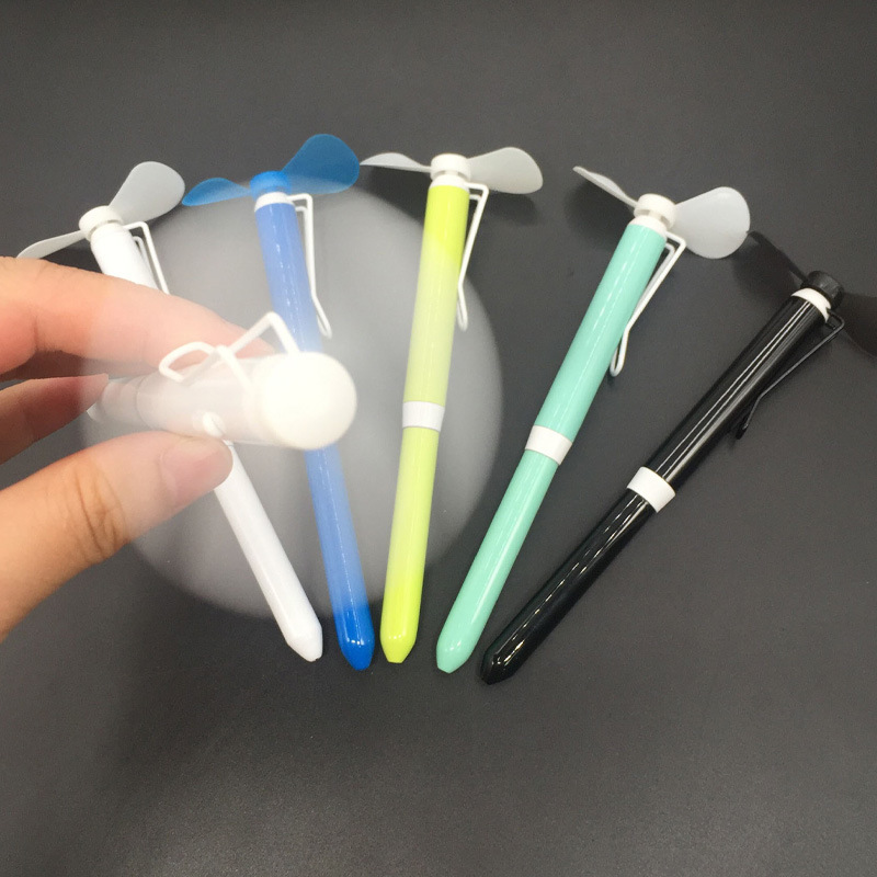 Handheld Mini Fan With Ballpoint Pen 3