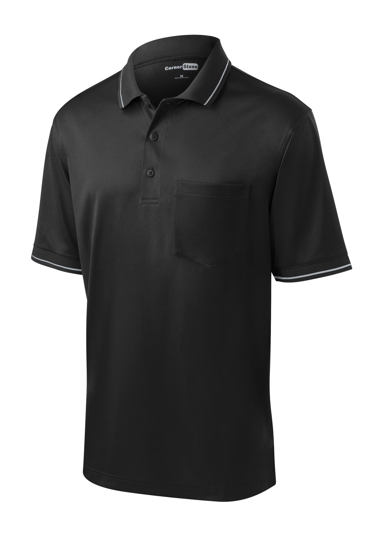 CornerStone Select Snag-Proof Tipped Pocket Polo. CS415 29